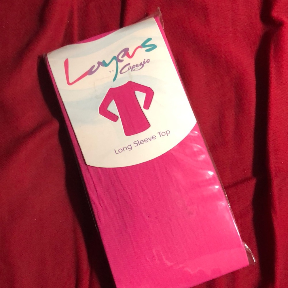 Pink stretch dance top